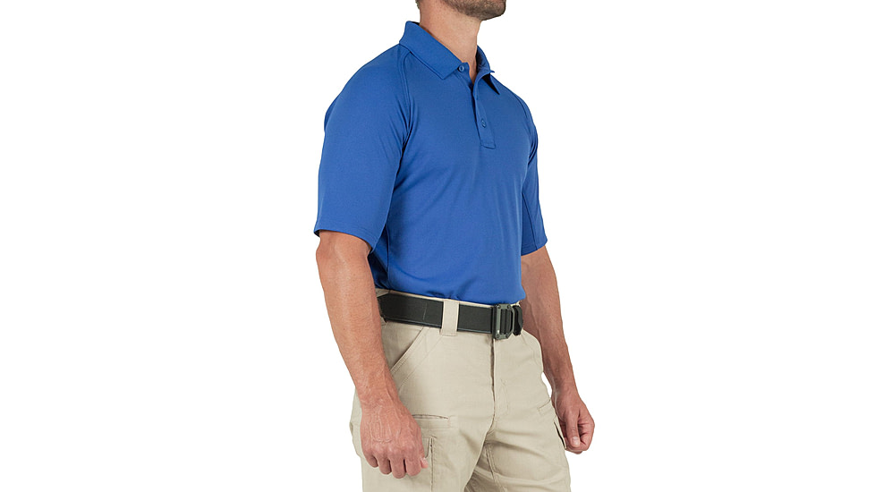 First Tactical Performance Short Sleeve Polo - Mens, Regular, Academy Blue, 5XL, 112509-691-5XL-R