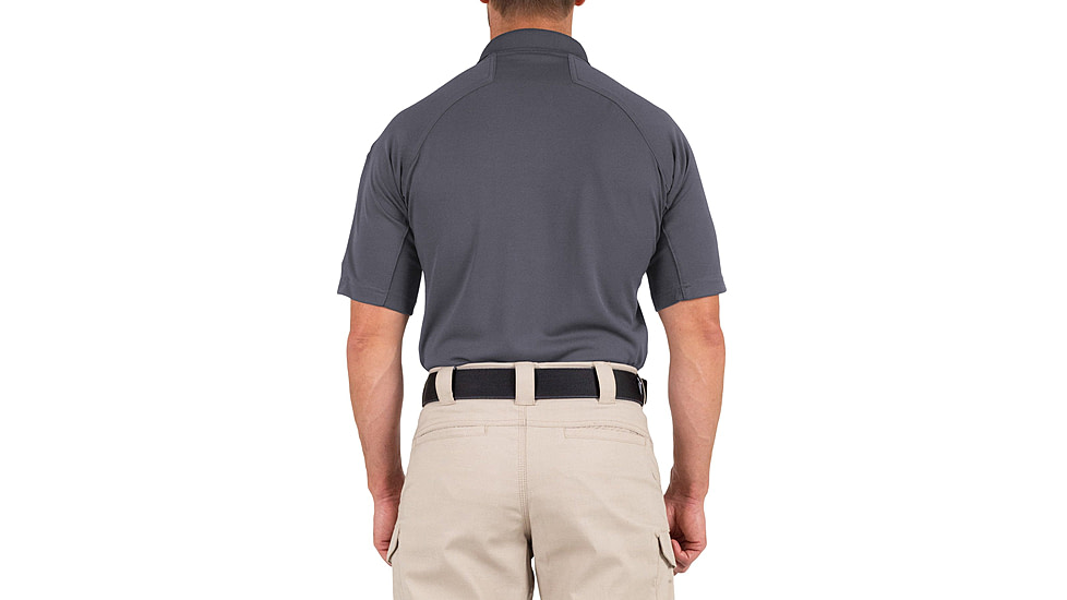 First Tactical Performance Short Sleeve Polo - Mens, Regular, Asphalt, 5XL, 112509-015-5XL-R