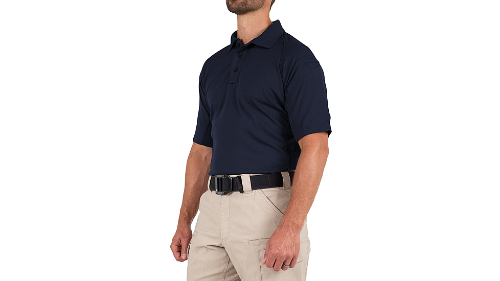 First Tactical Performance Short Sleeve Polo - Mens, Regular, Midnight Navy, 6XL, 112509-729-6XL-R