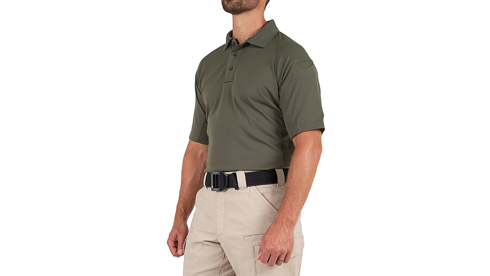 First Tactical Performance Short Sleeve Polo - Mens, Regular, OD Green, 5XL, 112509-830-5XL-R