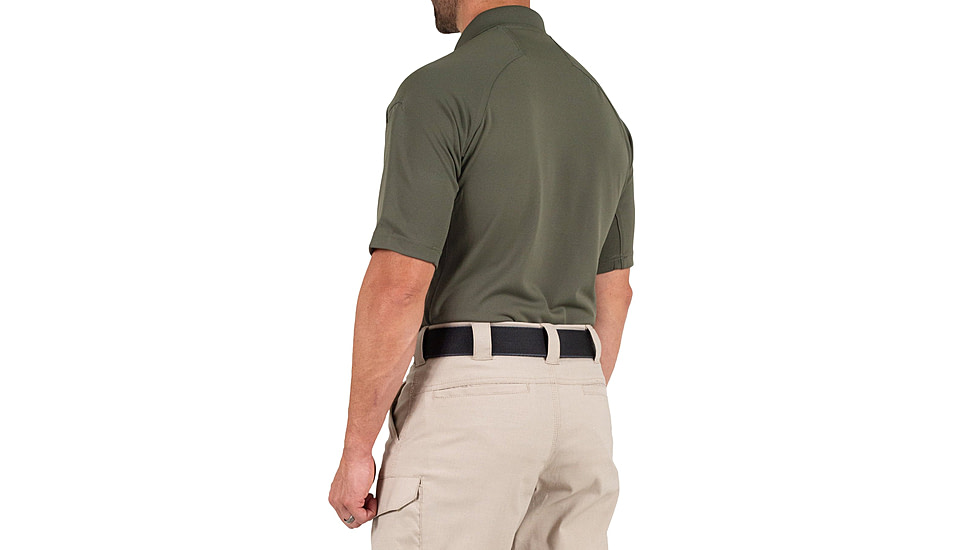 First Tactical Performance Short Sleeve Polo - Mens, Regular, OD Green, 5XL, 112509-830-5XL-R