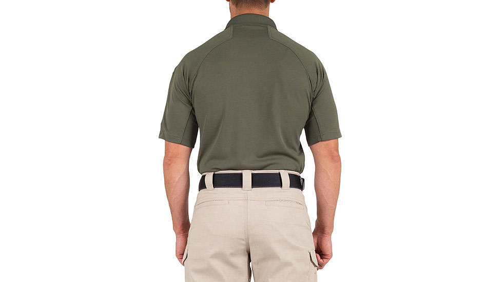 First Tactical Performance Short Sleeve Polo - Mens, Regular, OD Green, 5XL, 112509-830-5XL-R