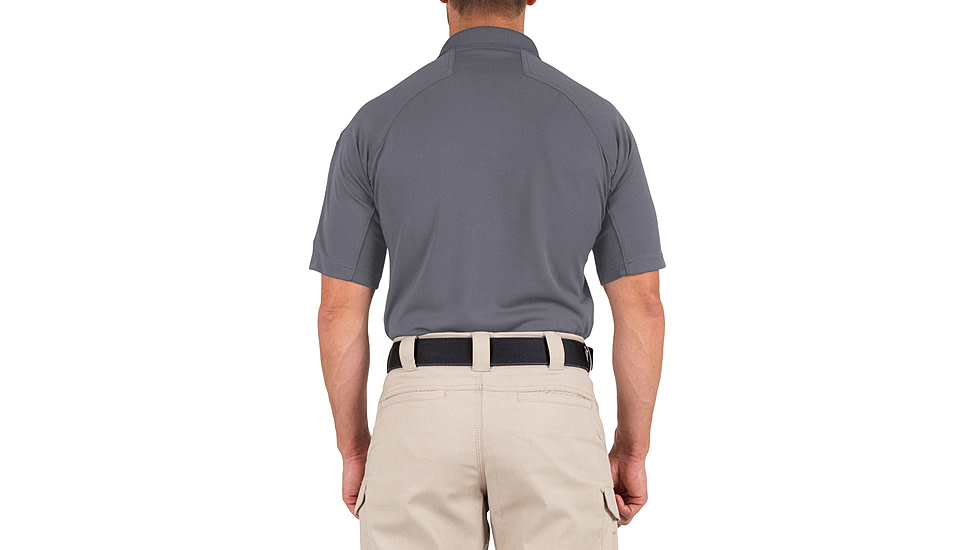 First Tactical Performance Short Sleeve Polo - Mens, Regular, Wolf Grey, 6XL, 112509-036-6XL-R