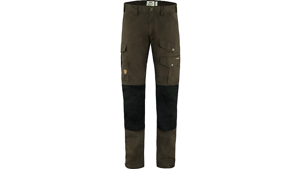 Fjallraven Vidda Pro Trouser - Mens, Regular Inseam, Dark Olive/Black, 60/Regular, F87177-633-550-60/R