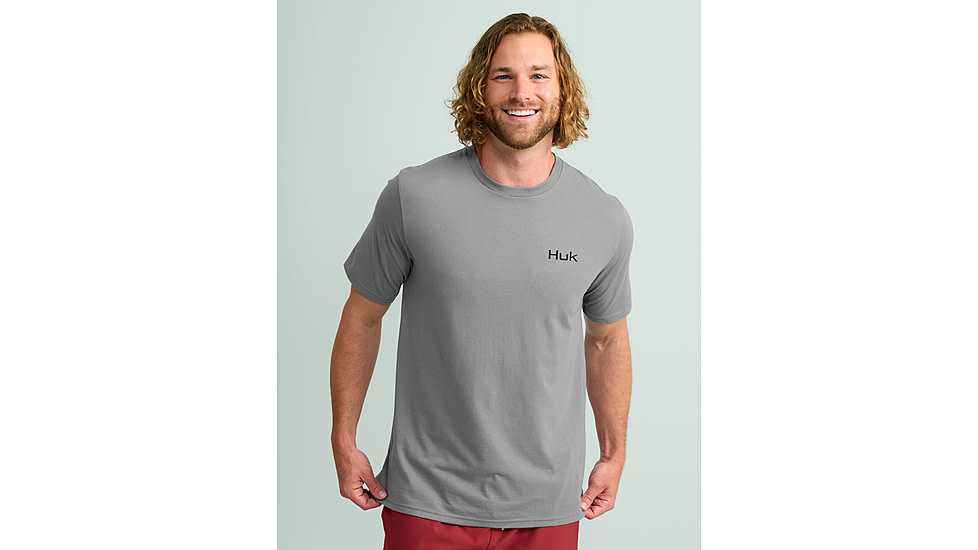 HUK Performance Fishing Americana Sketch Tee - Mens, Night Owl, Large, H1000536-016-L