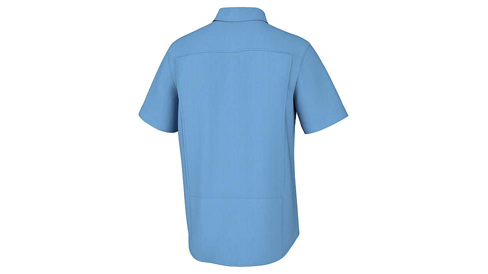 HUK Performance Fishing Back Draft SS Shirt - Mens, Marolina Blue, M, H1500183-420-M