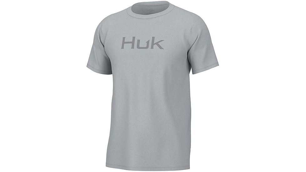 HUK Performance Fishing Huk Logo Short Sleeve Shirt - Men's, Harbor Mist, Small, H1000390-034-S