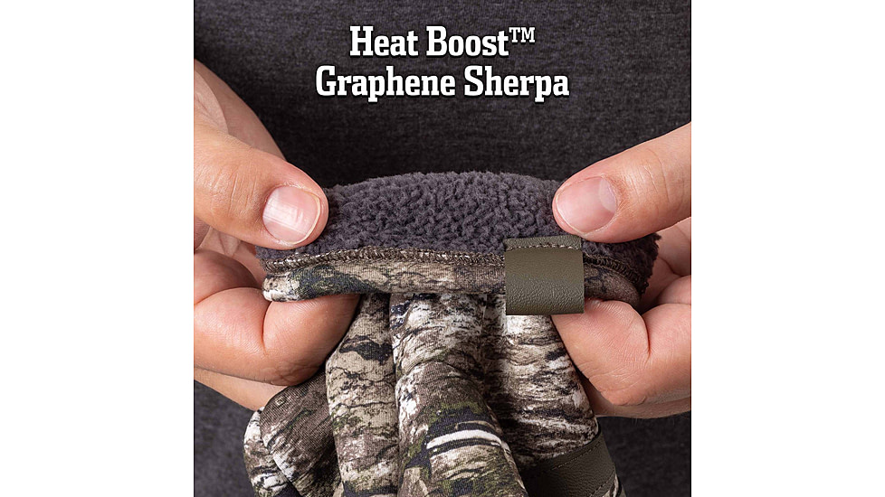 Huntworth Colborne Heat Boost Windproof Hunting Pop-Top Glove - Mens, Tarnen, Extra Large, E-1436-TRN-XL