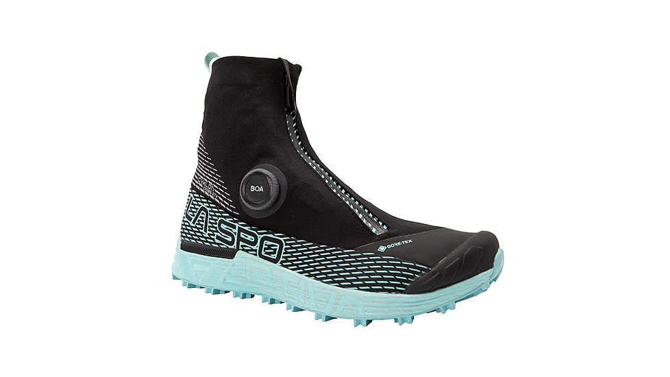 La Sportiva Cyklon Cross GTX Shoes - Womens, Black/Iceberg, 37.5, 35G-999636-37.5