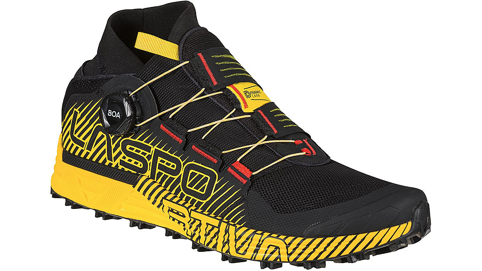 La Sportiva Cyklon Trailrunning Shoes - Mens, Black/Yellow, 41, 46W-999100-41