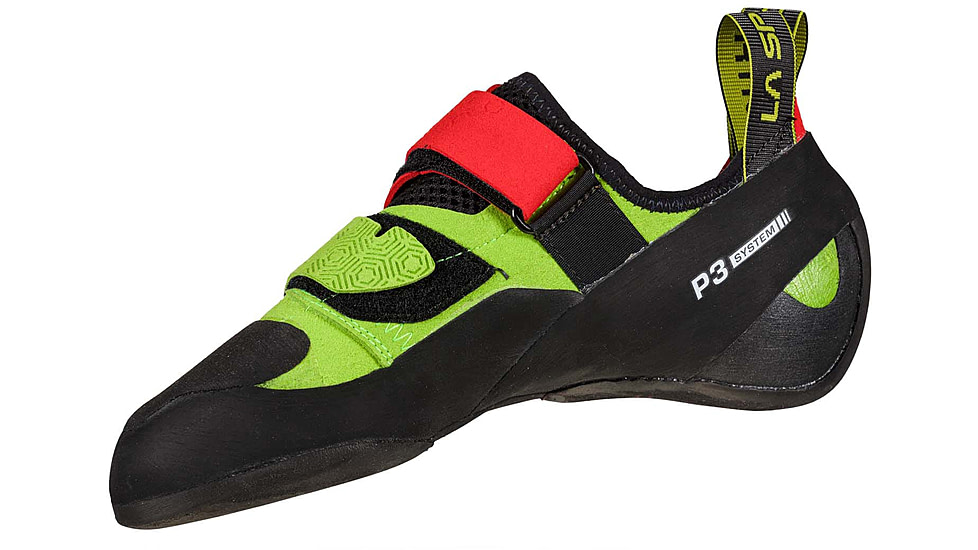 La Sportiva Kubo Climbing Shoes - Mens, Goji/Neon, 45, 30H-314720-45