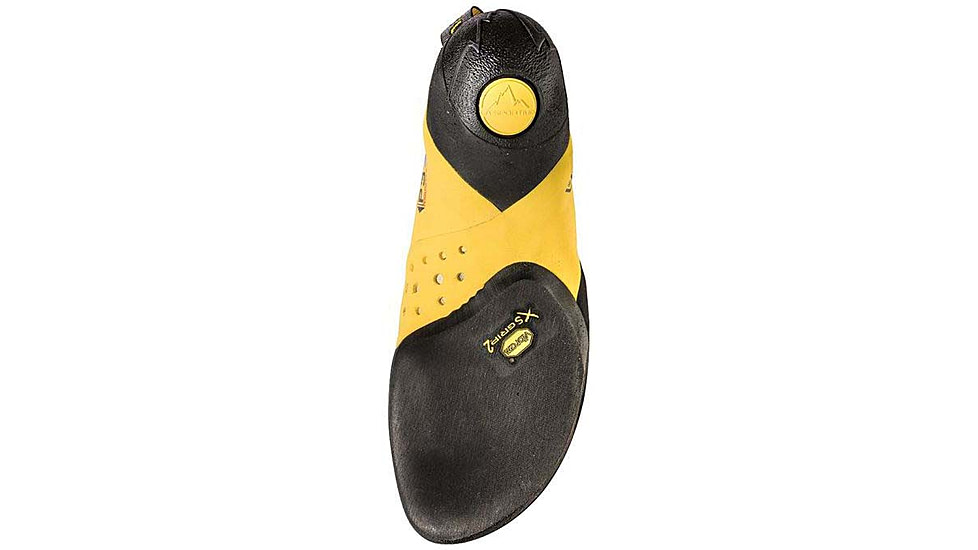 La Sportiva Solution Climbing Shoes - Mens, White/Yellow, 45 EU, 20G-000100-45