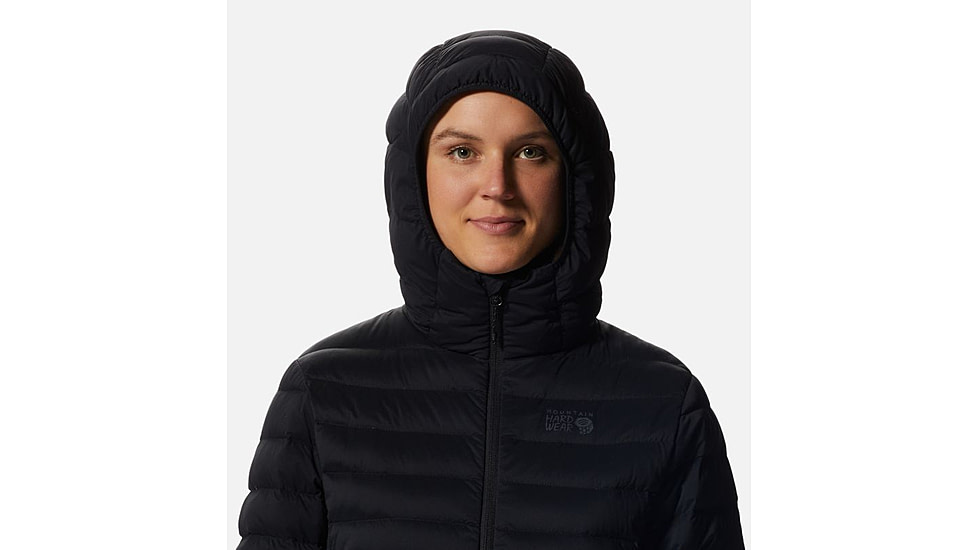 Mountain Hardwear Deloro Down Full Zip Hoody - Womens, Black, Extra Large, 2004161010-XL