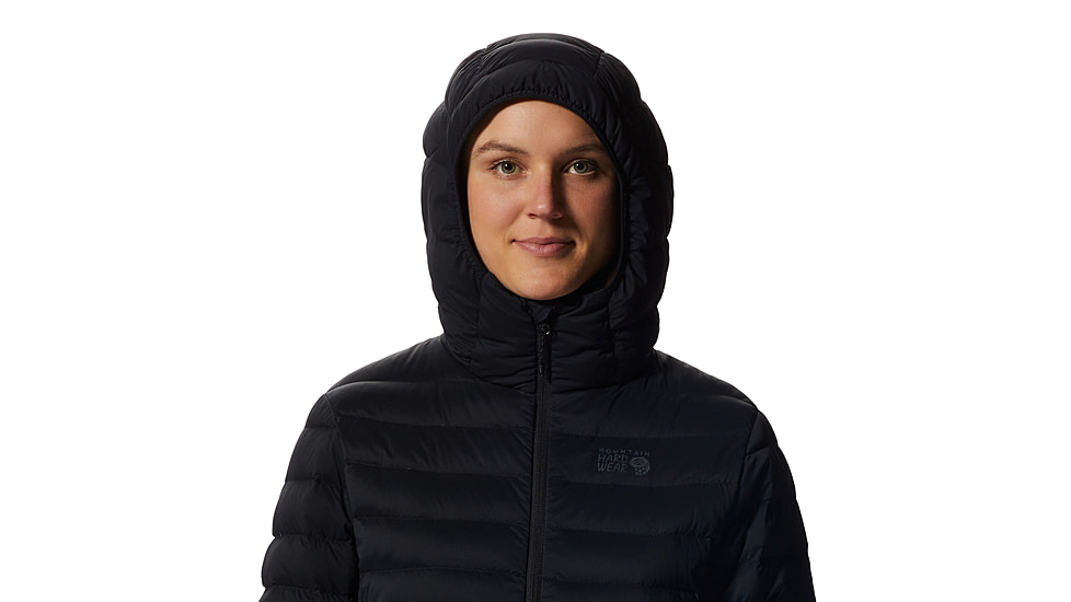 Mountain Hardwear Deloro Down Full Zip Hoody - Womens, Black, Small, 2004161010-Black-S