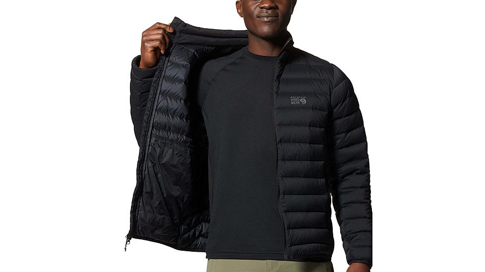 Mountain Hardwear Deloro Down Jacket - Mens, Black, 2XL, 2004001010-BLACK-XXL