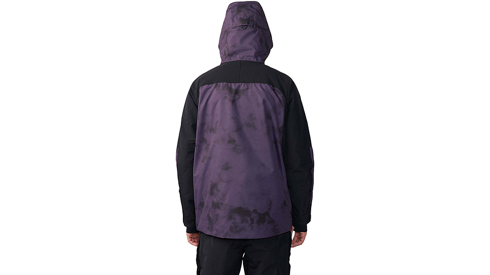 Mountain Hardwear First Tracks Insulated Jacket - Mens, Blurple Ice Dye Print, Extra Large, 2043351598BIDP-XL