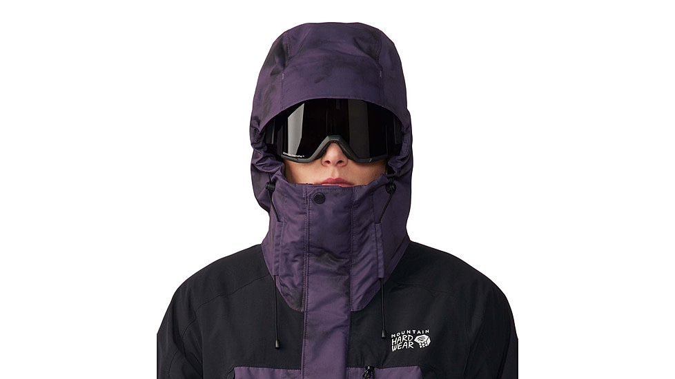 Mountain Hardwear First Tracks Insulated Jacket - Mens, Blurple Ice Dye Print, Extra Large, 2043351598BIDP-XL