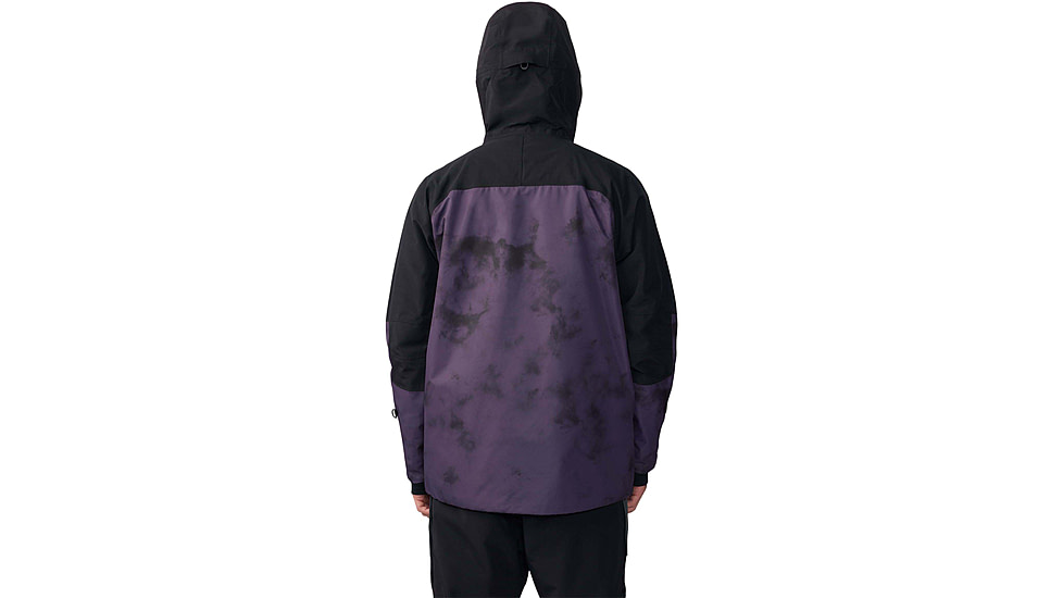 Mountain Hardwear First Tracks Jacket - Mens, Blurple Ice Dye Print, Medium, 2043331598BIDP-M