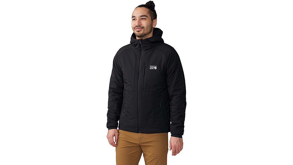 Mountain Hardwear Kor Stasis Hoody - Mens, Black, Small, 2042941010-BLACK-S