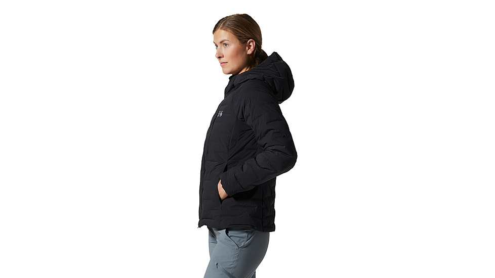 Mountain Hardwear Stretchdown Hoody - Womens, Black, Large, 1943271010-Black-L