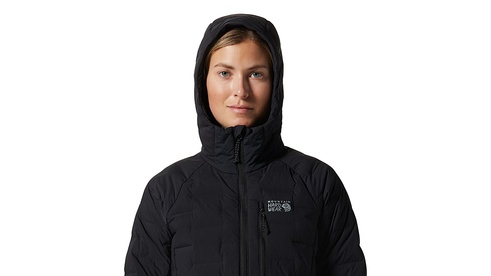 Mountain Hardwear Stretchdown Hoody - Womens, Black, Large, 1943271010-Black-L