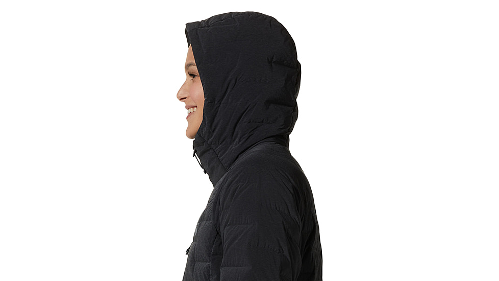 Mountain Hardwear Stretchdown Hoody - Womens, Dark Storm Heat, Large, 1943271004-D-L