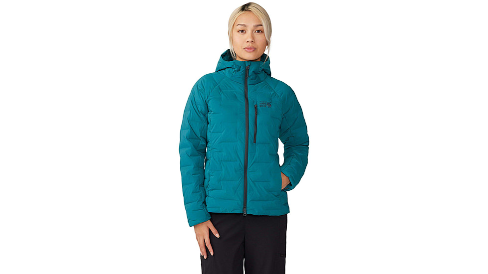 Mountain Hardwear Stretchdown Hoody - Womens, Jack Pine, Medium, 1943271314-Jack Pine-M