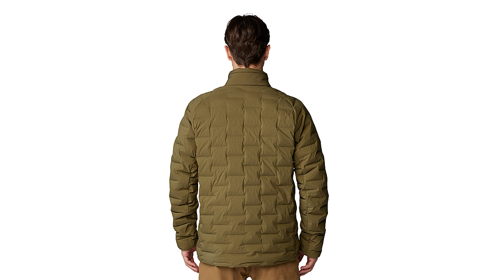 Mountain Hardwear StretchDown Jacket - Mens, Combat Green, Large, 2104501353-L