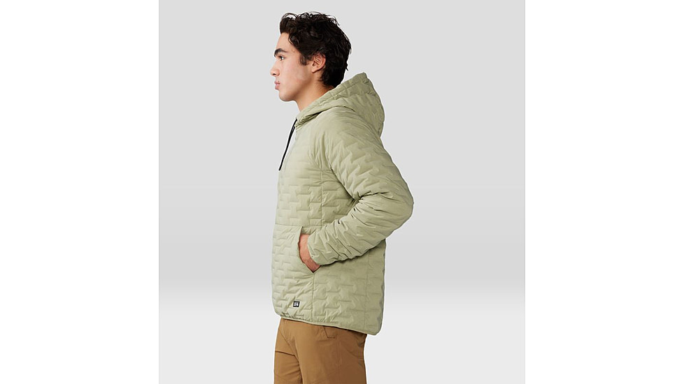 Mountain Hardwear Stretchdown Light Pullover Hoody - Mens, Mantis Green, Large, 2057331361-L