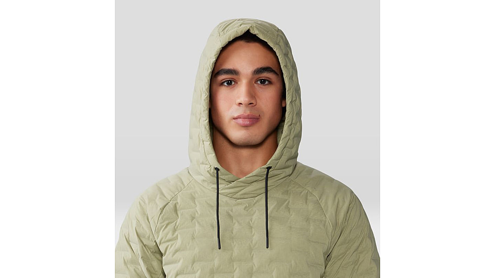 Mountain Hardwear Stretchdown Light Pullover Hoody - Mens, Mantis Green, Large, 2057331361-L