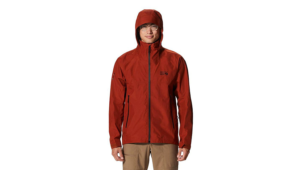 Mountain Hardwear TrailVerse Gore-Tex Jacket - Mens, Dark Copper, Small, 2024561838-S