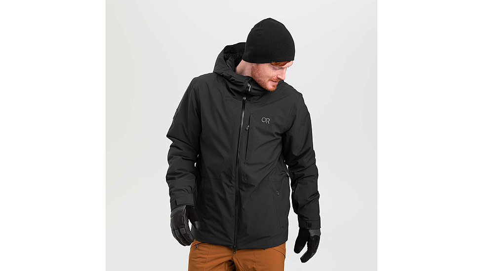 Outdoor Research Snowcrew Jacket - Mens, Black, Small, 2831900001006