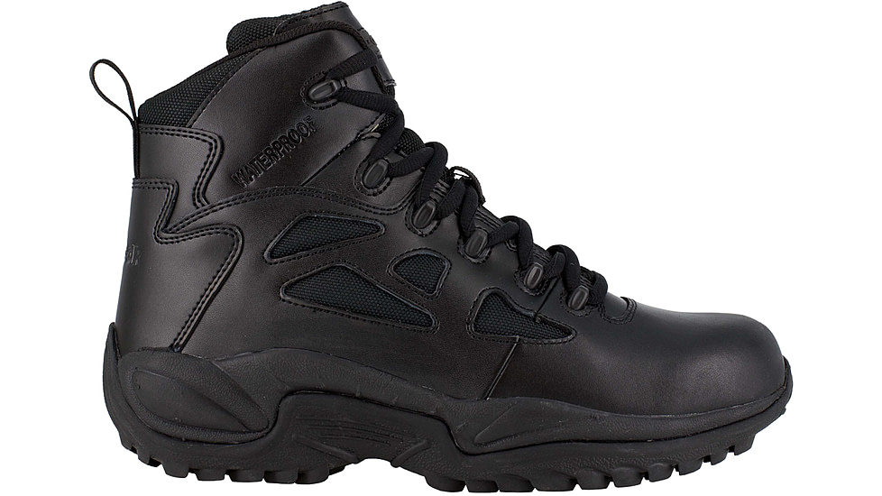 Reebok Rapid Response RB 6in. Black Military Boot, Black, 9.5 RB8688-BLK-9.5-MEN-W