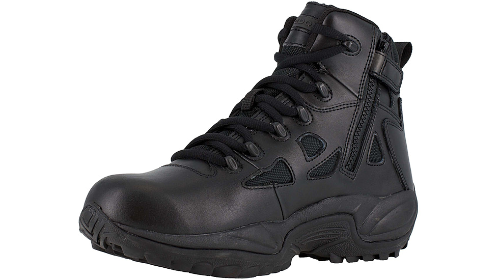 Reebok Rapid Response RB 6in. Black Military Boot, Black, 9.5 RB8688-BLK-9.5-MEN-W