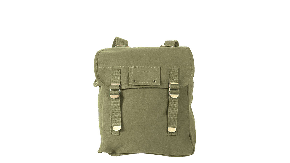 Rothco Heavyweight Canvas Musette Bag, Olive Drab, 2270-OliveDrab