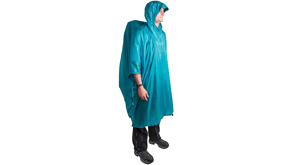 Sea to Summit Ultra-Sil Nano Tarp Poncho-Pacific Blue