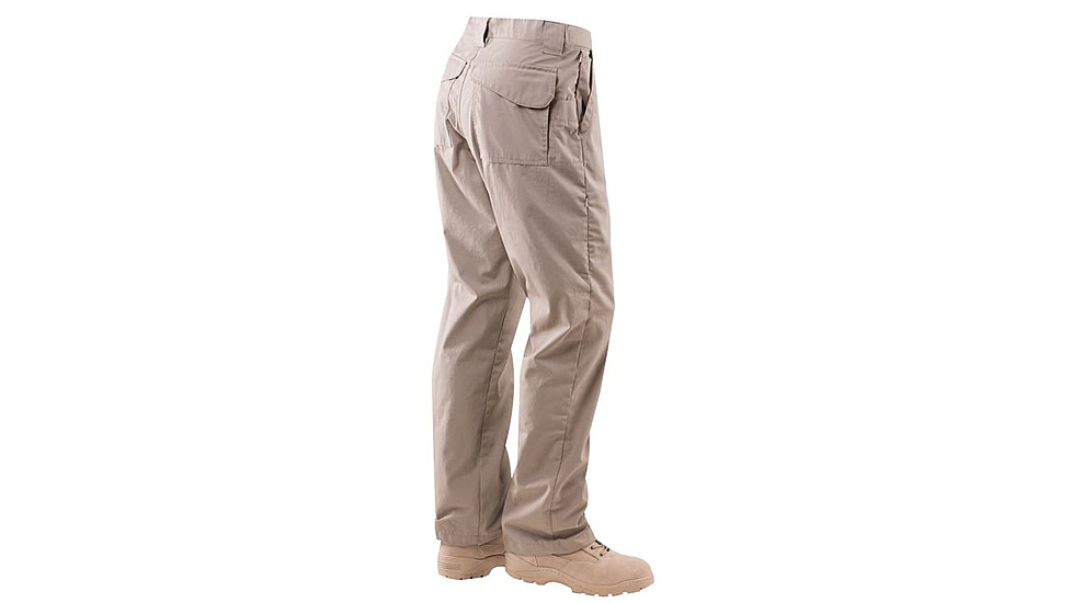 Tru-Spec 24-7 Men's Classic Pants, Teflon, PolyCotton RipStop, Khaki, 28x32 1185002