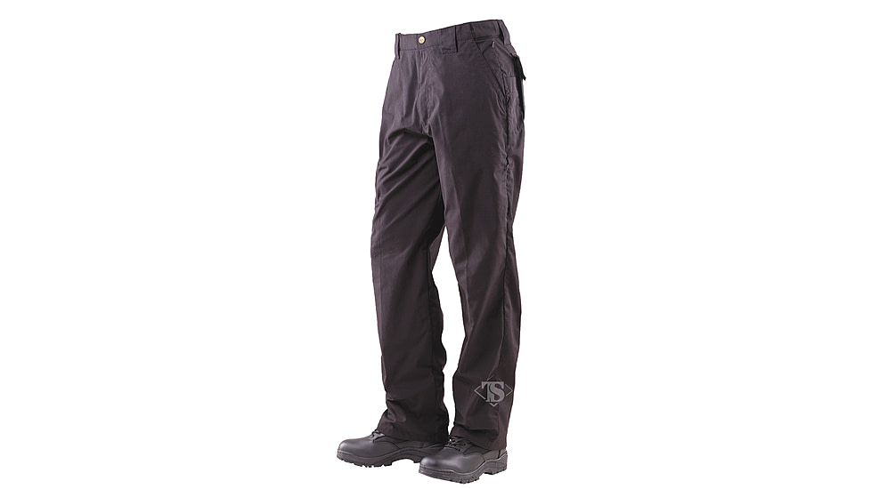 Tru-Spec 24-7 Men's Classic Pants, Teflon, PolyCotton RipStop, Black, 28x32 1186002