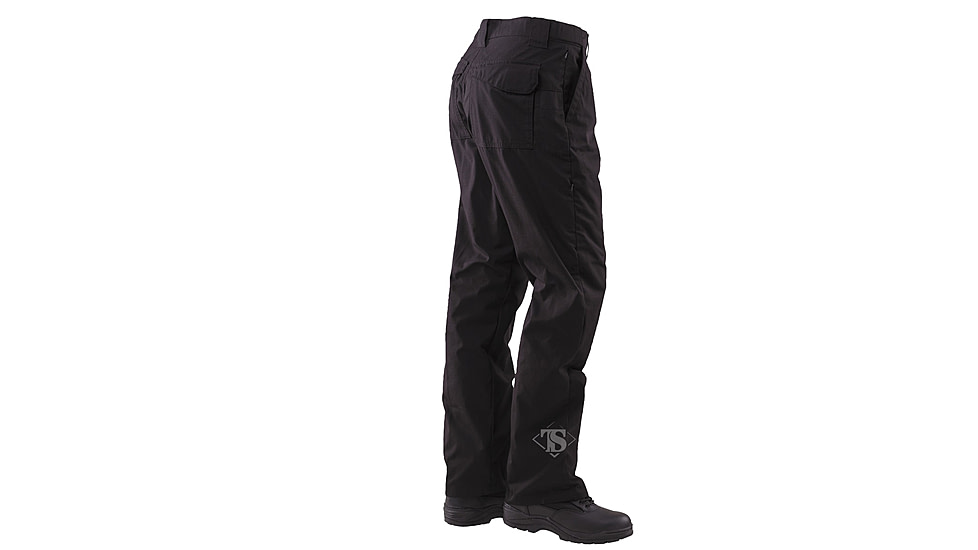 Tru-Spec 24-7 Men's Classic Pants, Teflon, PolyCotton RipStop, Black, 28x32 1186002