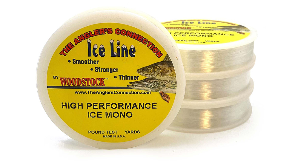 Woodstock Line Mono Ice Line, 100Yd, Clear, 2lb, HPI-0100-002