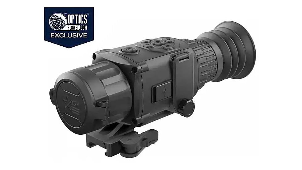 AGM Global Vision OPMOD Rattler TS25-256 Thermal Imaging Rifle Scope, 25mm, 256x192, 25 Hz, Black, 7.4 2.5 3.1