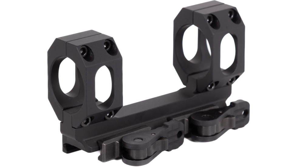 American Defense Manufacturing 1-Piece No Offset QD Mount, Tactical Legacy Lever, 20 MOA, 1in Ring Size, Black, AD-RECON-S-20MOA-1-TAC