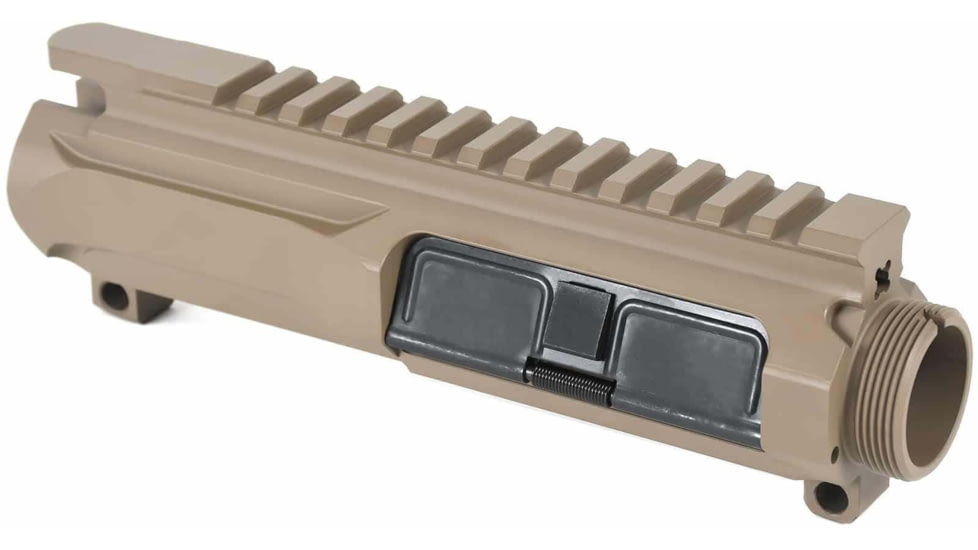 AT3 Tactical AR-15 Slick Side Billet Upper Receiver, FDE, AT3-UPPER-FDE