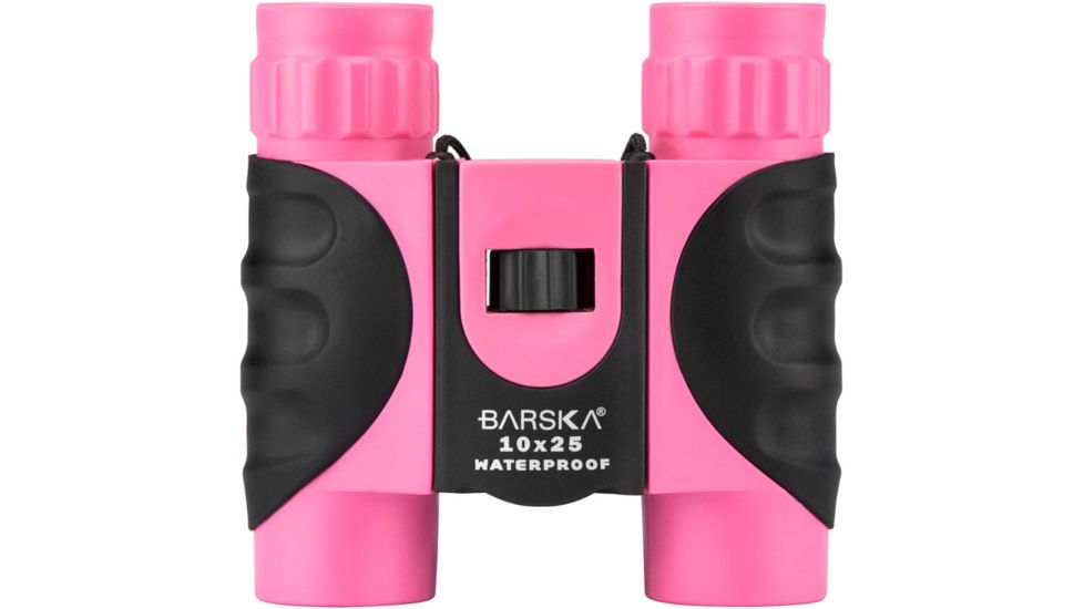 Barska 10x25 Waterproof Roof Prism Binoculars,Pink AB12418