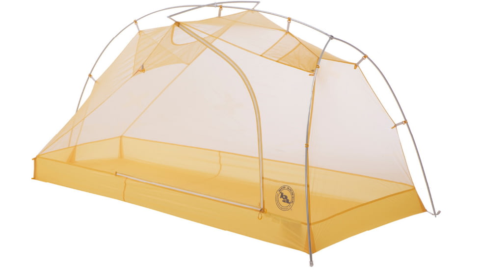 Big Agnes Tiger Wall UL1 Solution Dye Tent, Gray/Yellow, TTWUL121