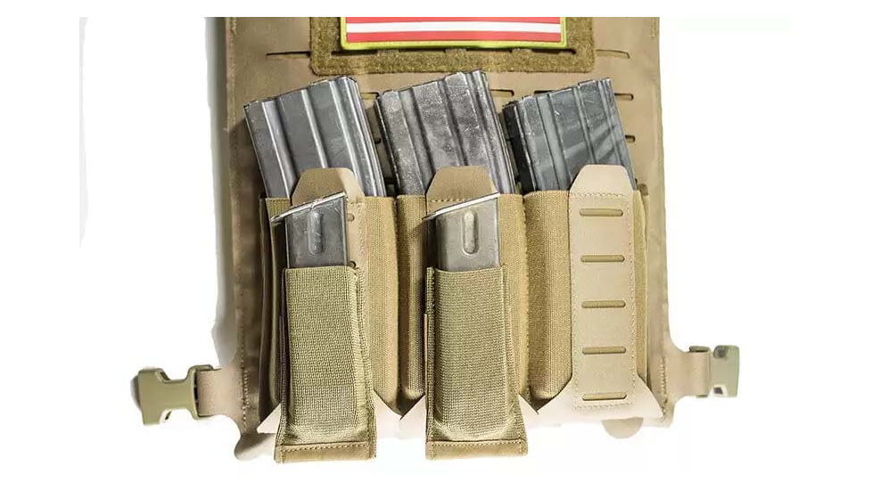 Blue Force Gear Stackable Ten-Speed Triple M4 Magazine Pouch, Coyote Brown, M4, HW-TSP-M4-3-SB-CB