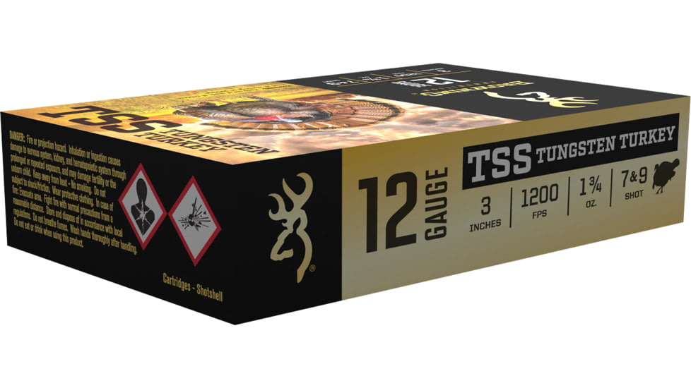 Browning TSS, 12 Gauge, 1-3/4 oz, 3 in, Size 7-9, Centerfire Shotgun Ammo, 5, B193921230