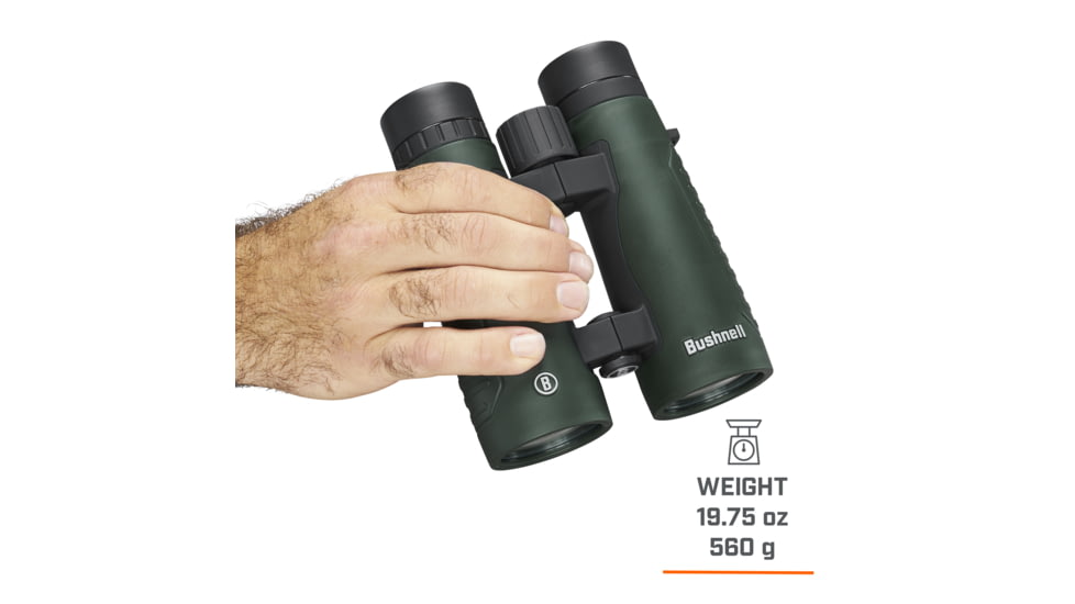 Bushnell Excursion 10x42mm Powerview Roof Binocular, Green, 210242BF