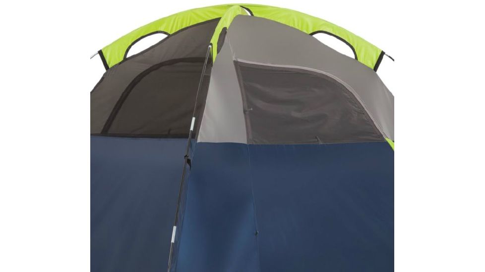 Coleman Sundome 4-Person Tent w/ Rainfly, Navy/Grey, 9x7ft, 2000035697