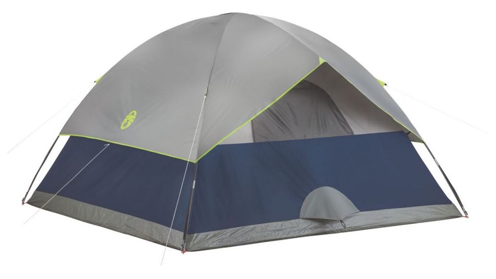 Coleman Sundome 6-Person Tent W/ Rainfly, Navy / Grey, 10 x 10  ft 2000024583